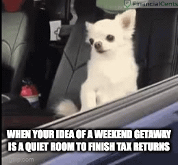quiet room to finish tax returns meme