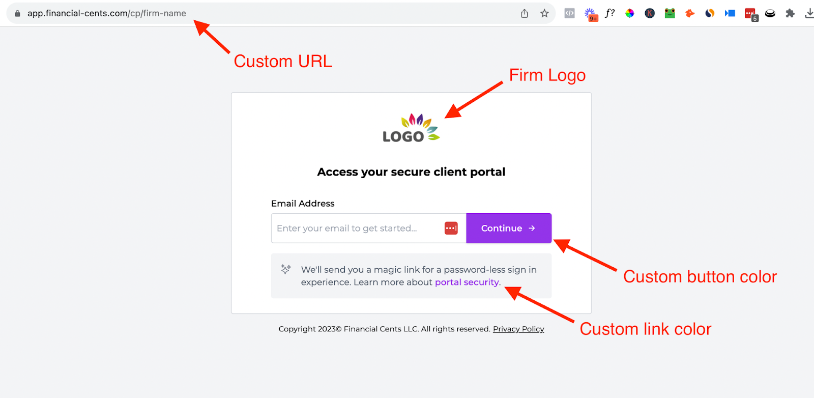 branded portal