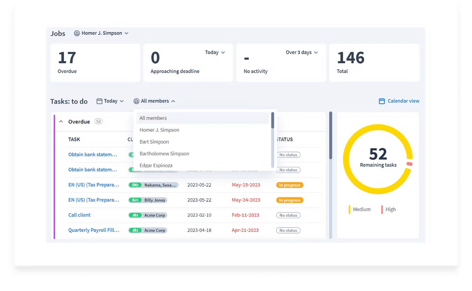 workflow automation in taxdome