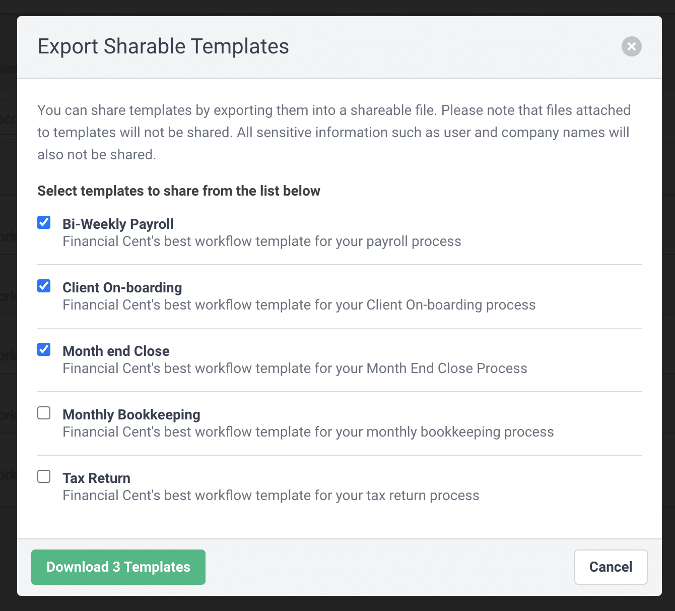 download shareable templates