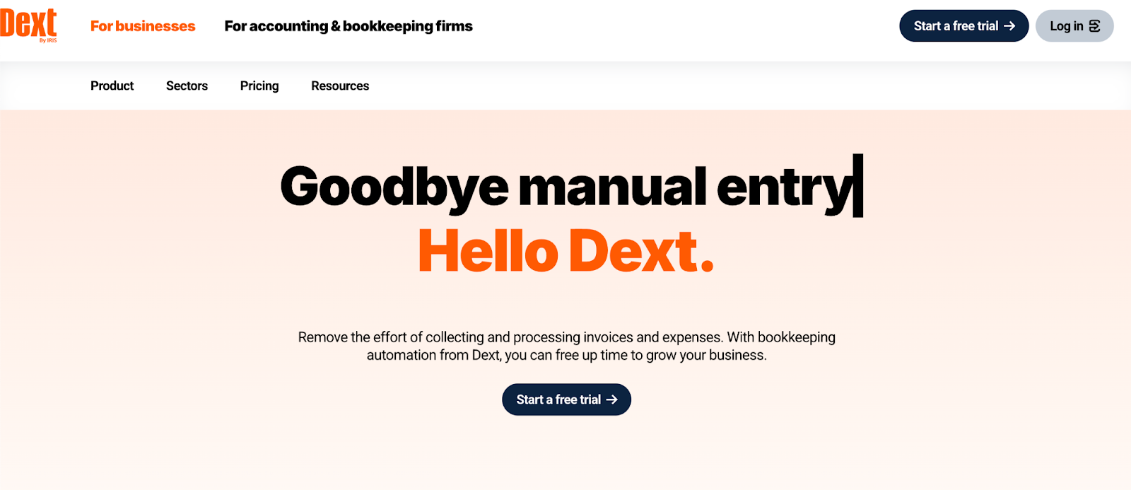 Dext accounting expense management automation
