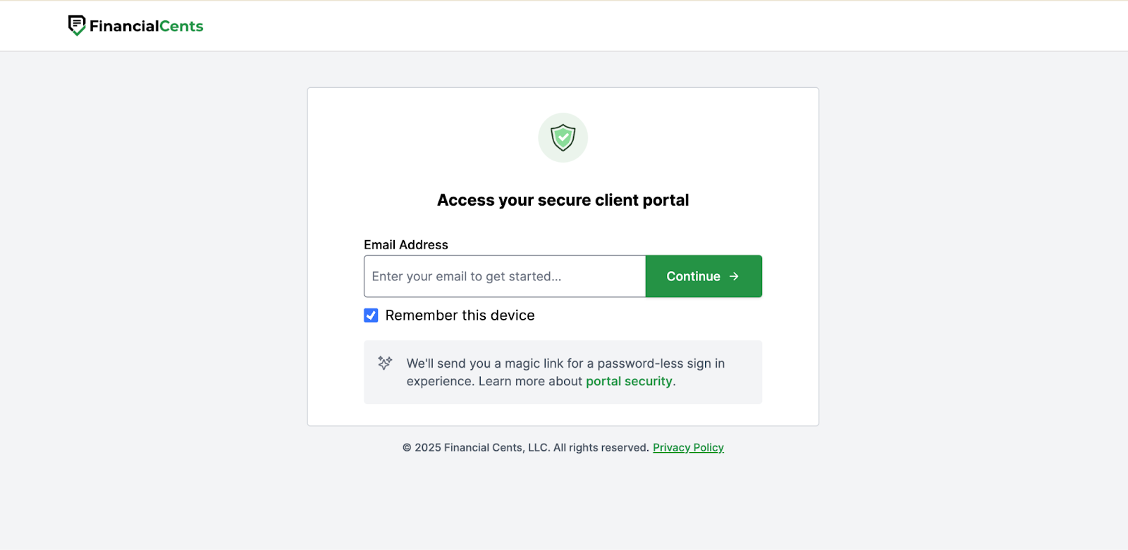accounting technology: secure client portal