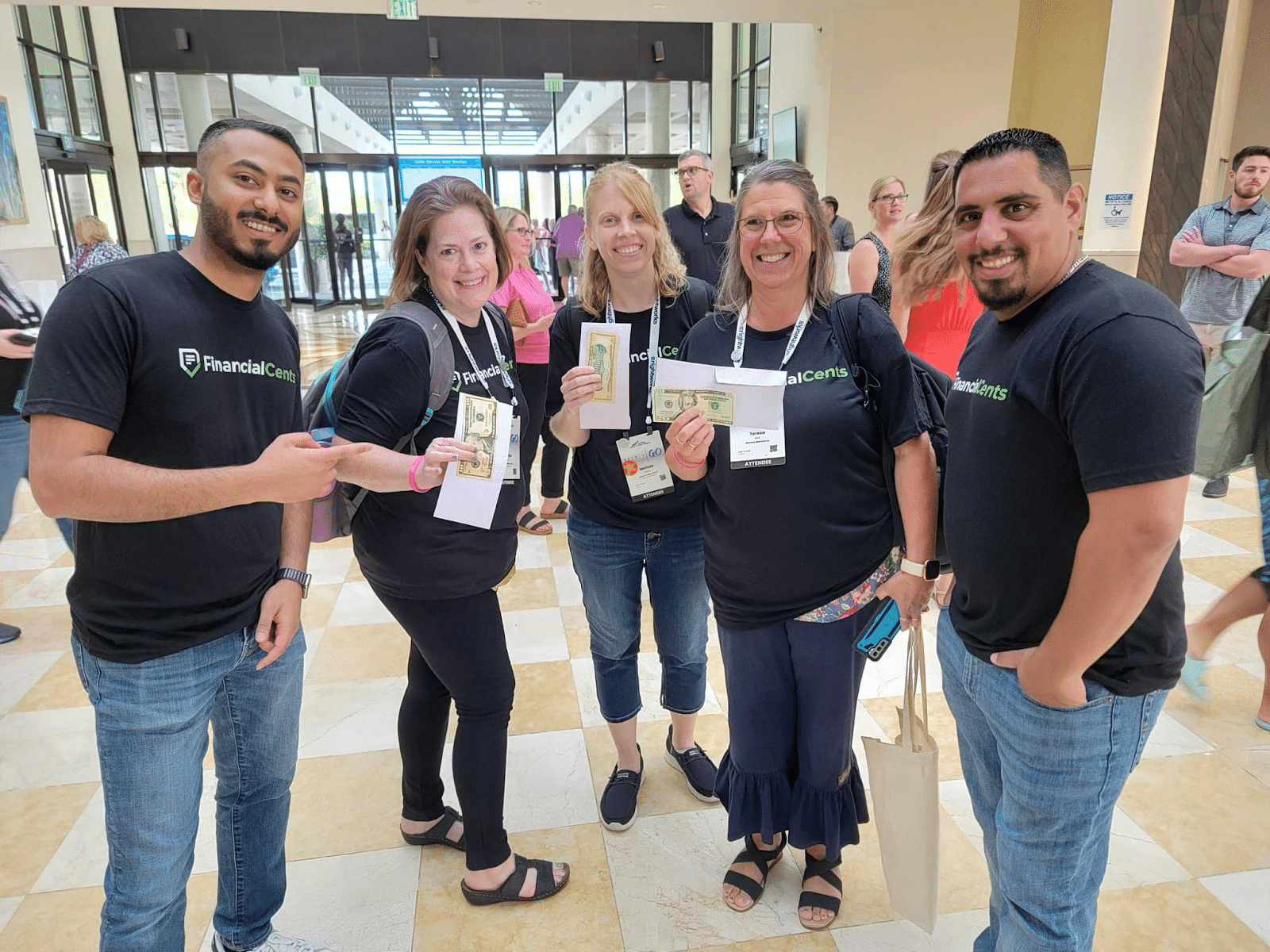 winners of free cash rewards at Scaling New Heights 2024