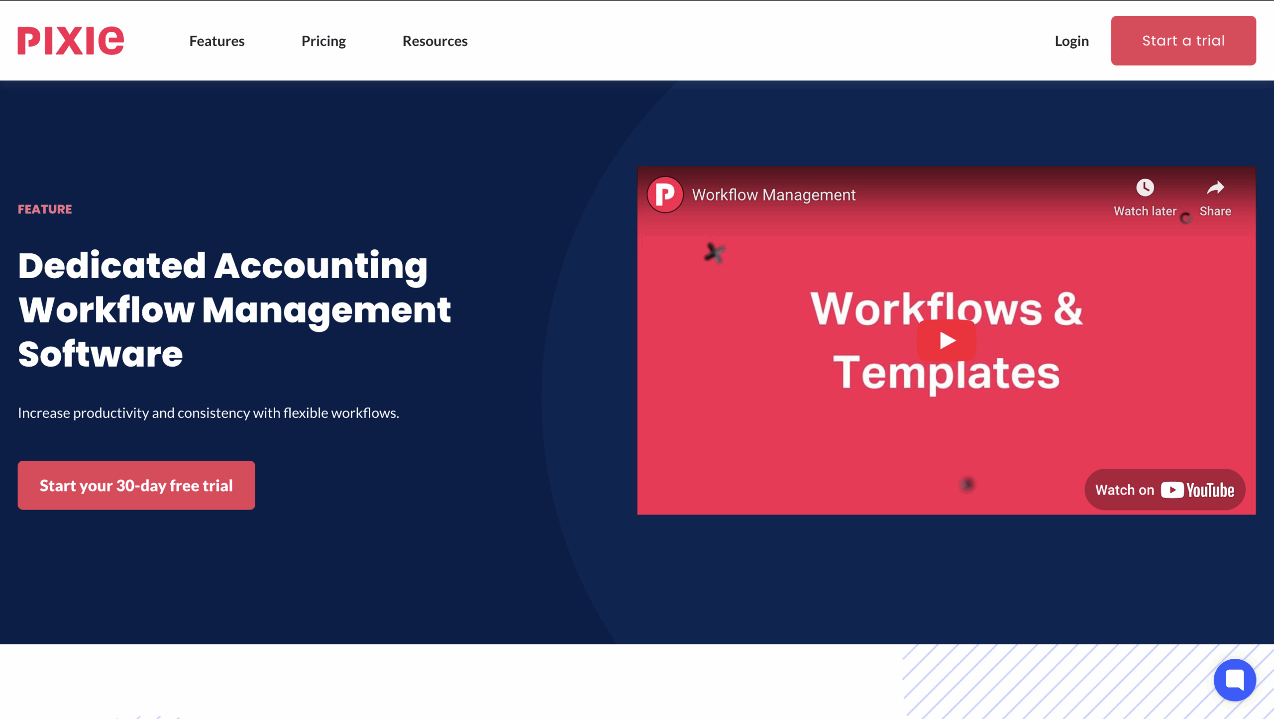 accounting workflow tool - Pixie