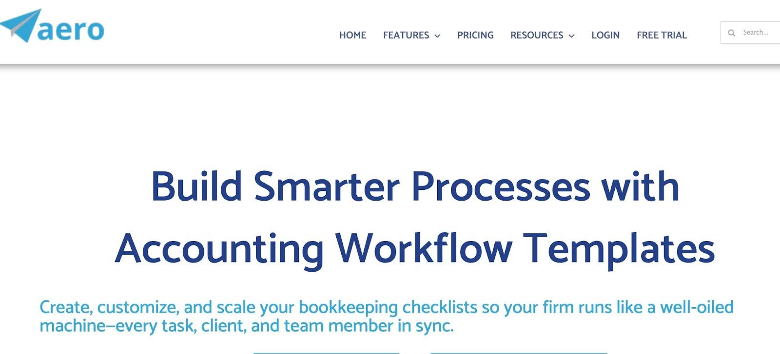 accounting project management tool - Aero Workflow