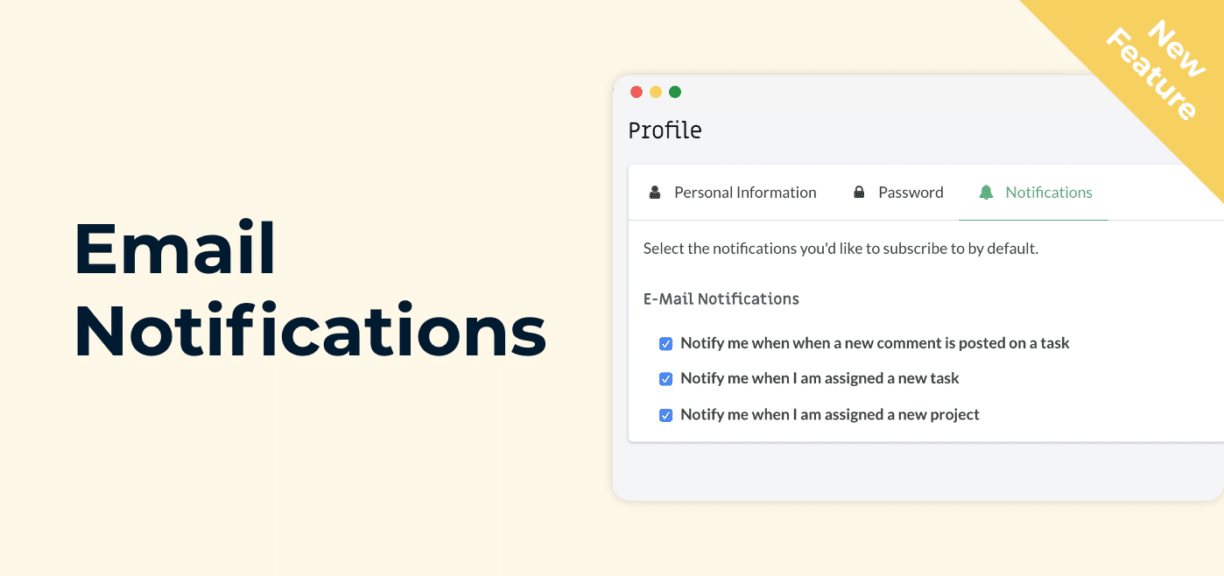 New Feature: Email Notifications