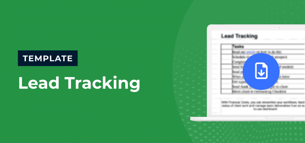 Lead Tracking Checklist Template