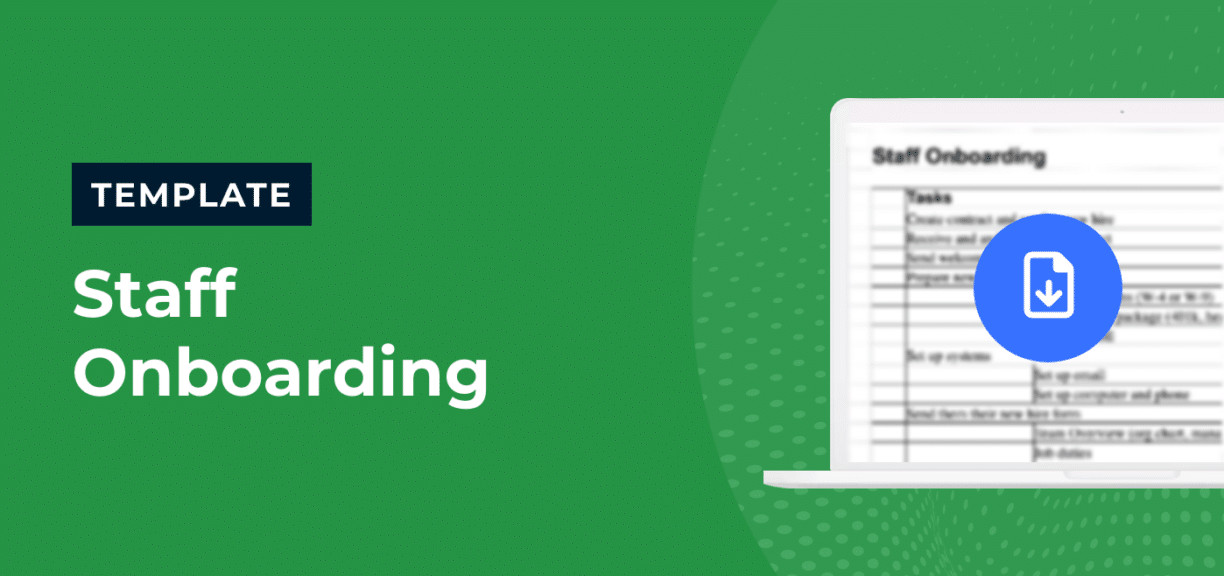 accounting Staff Onboarding Checklist Template