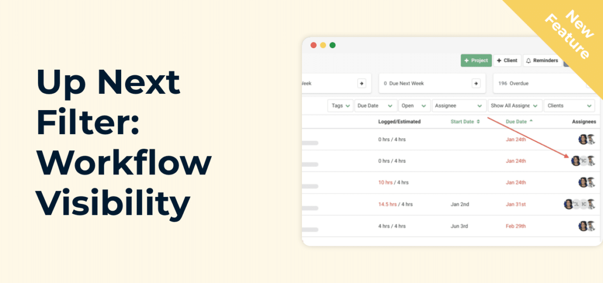 Up Next Filter: Workflow Visibility