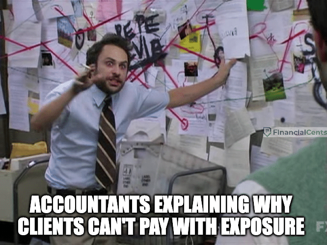 memes for billing clients who want to pay with exposure