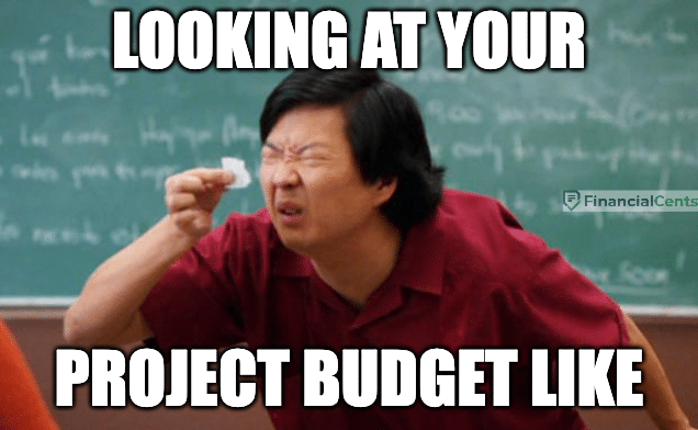 billing memes - looking at client budget