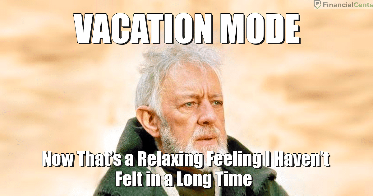 billing memes - how you feel when you are on vacation from client work
