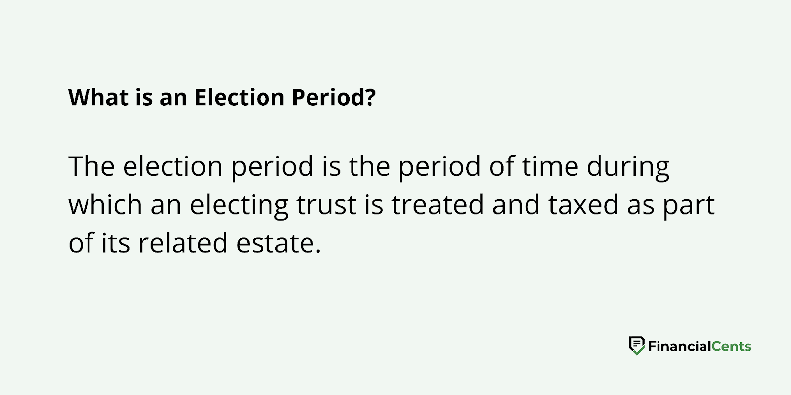 form 8855: definition of an election period