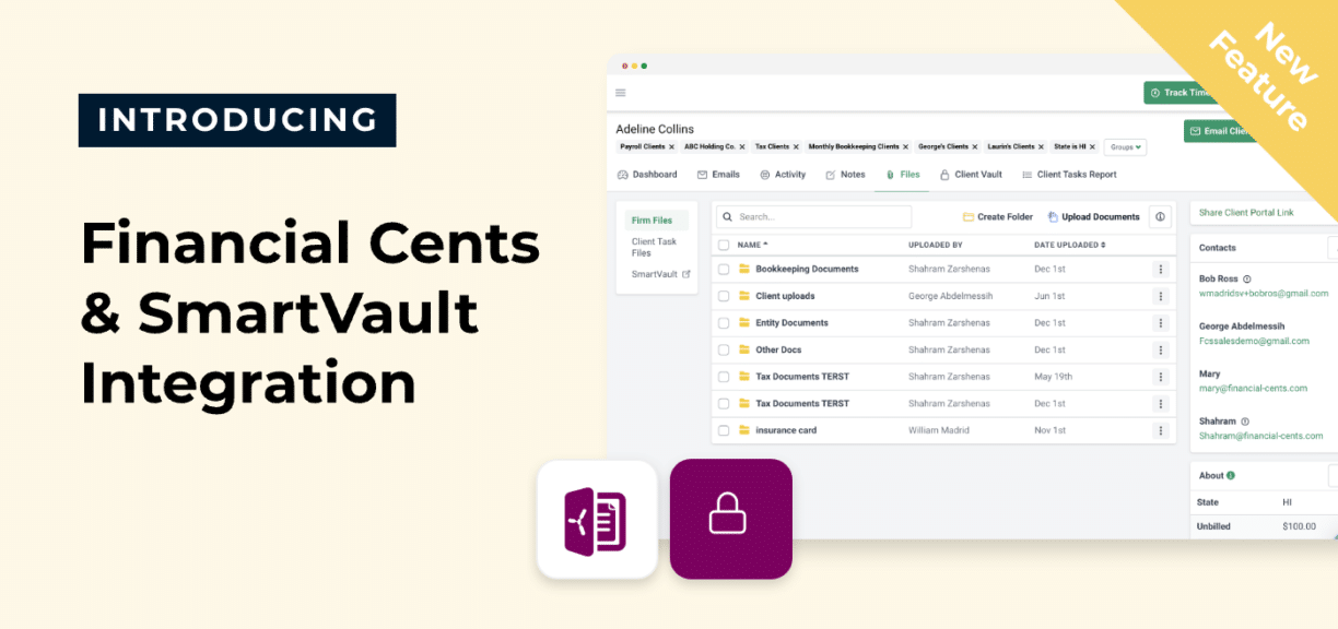 Cover image for financial cents and smart vault integration announcement post