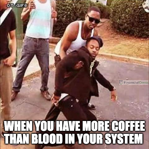 tax memes - accountant fainted because of the amount of coffee in system