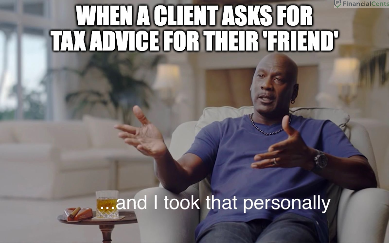 Michael Jordan tax advice memes - and I took that personally