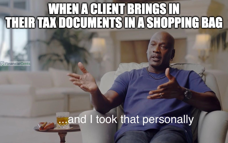 tax memes - and I took that personally Michael Jordan meme