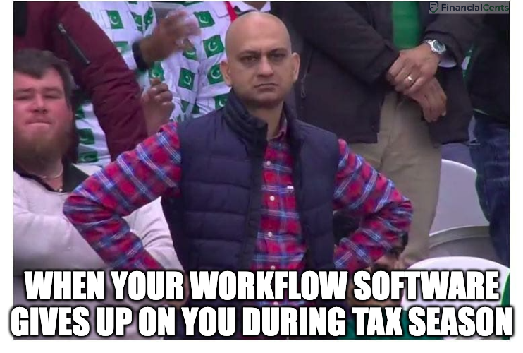 not impressed tax season meme