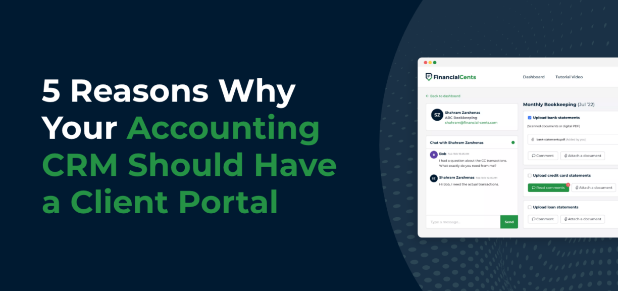 cover image for 5 reasons your accounting crm should have a client portal article