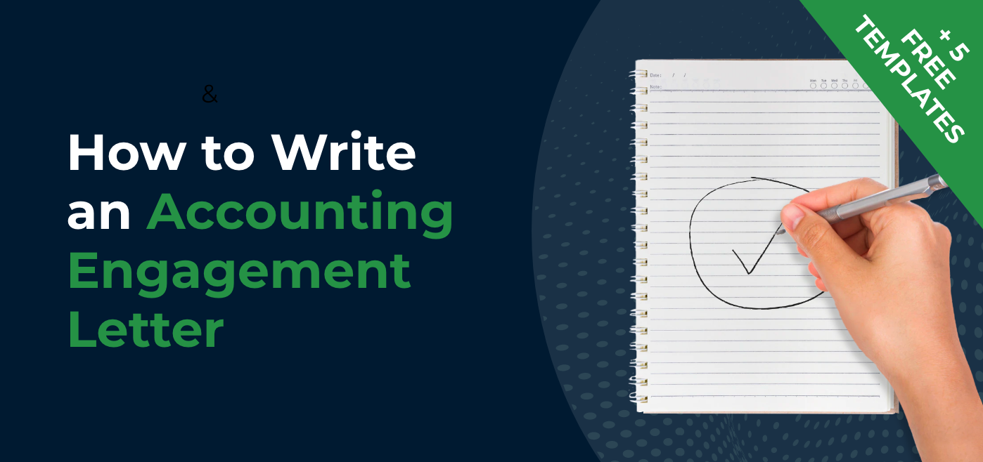 cover image for how to write an accounting engagement letter +5 free templates
