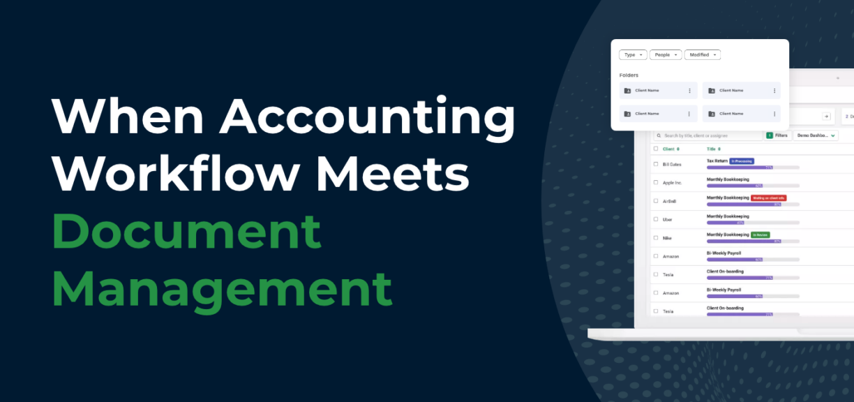 cover image for when accounting workflow meets document management