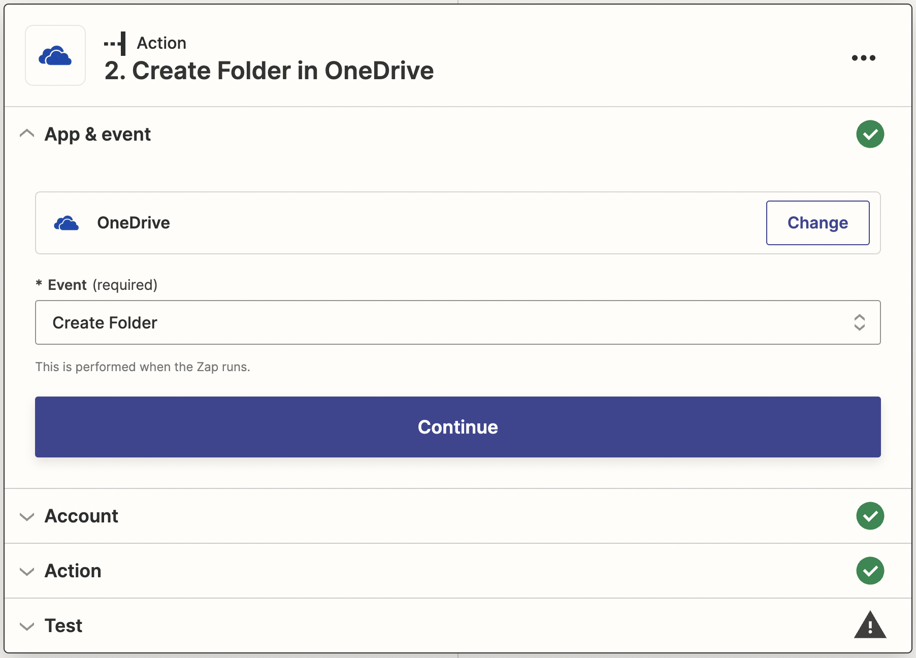 onedrive and financial cents integration step 3