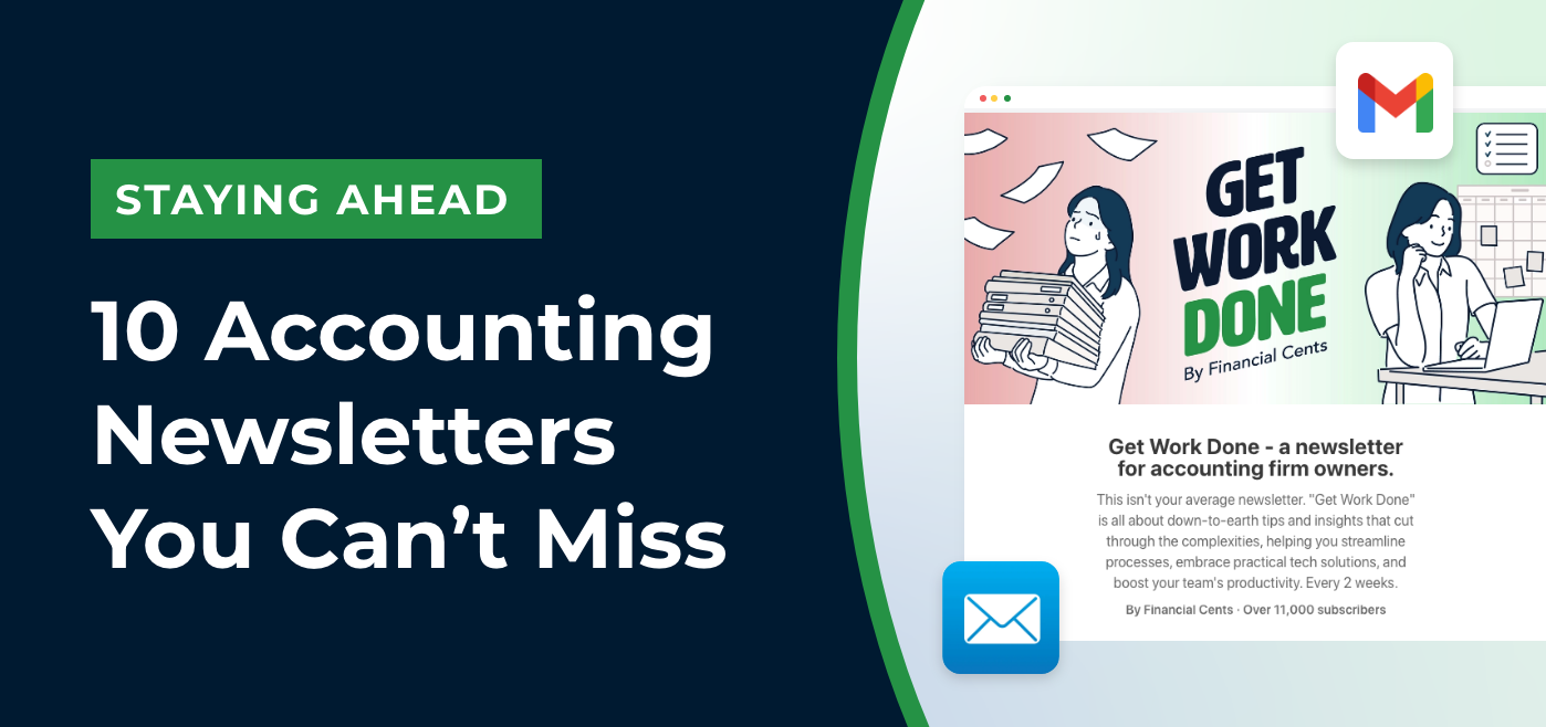 cover image for top 10 accounting newsletters you can't miss