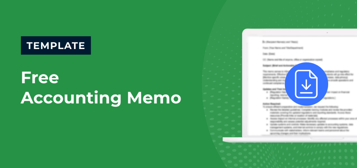 cover image for free accounting memo template