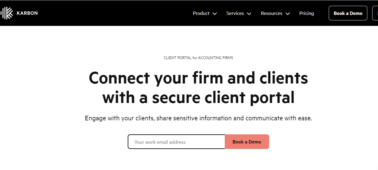 Karbon client portal for accountants