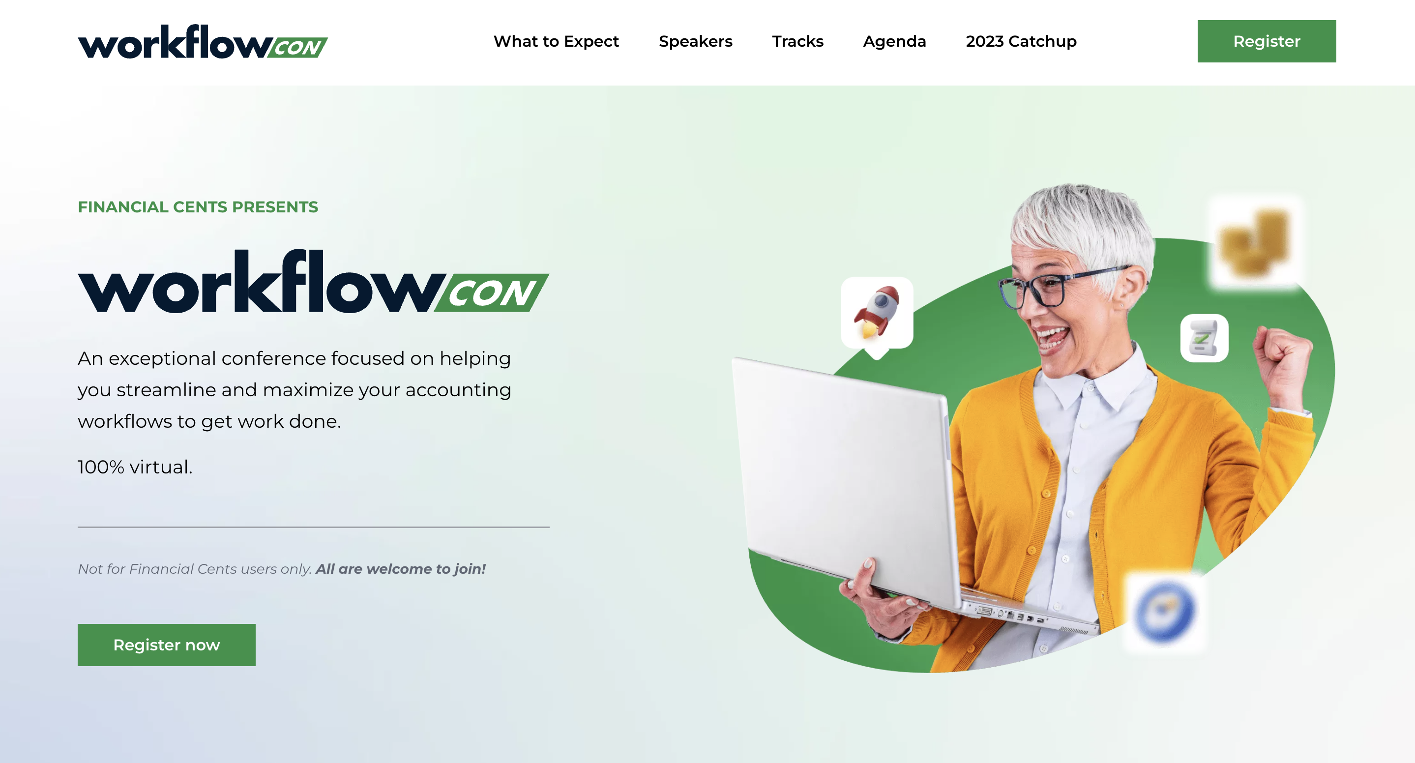 WorkflowCon 2024 event banner accounting conference