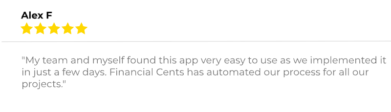 alex's review of Financial Cents