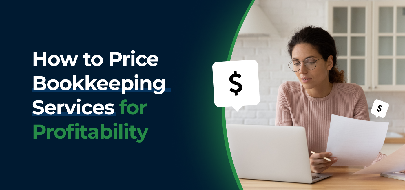 blog cover image for how to price bookkeeping services for profitability
