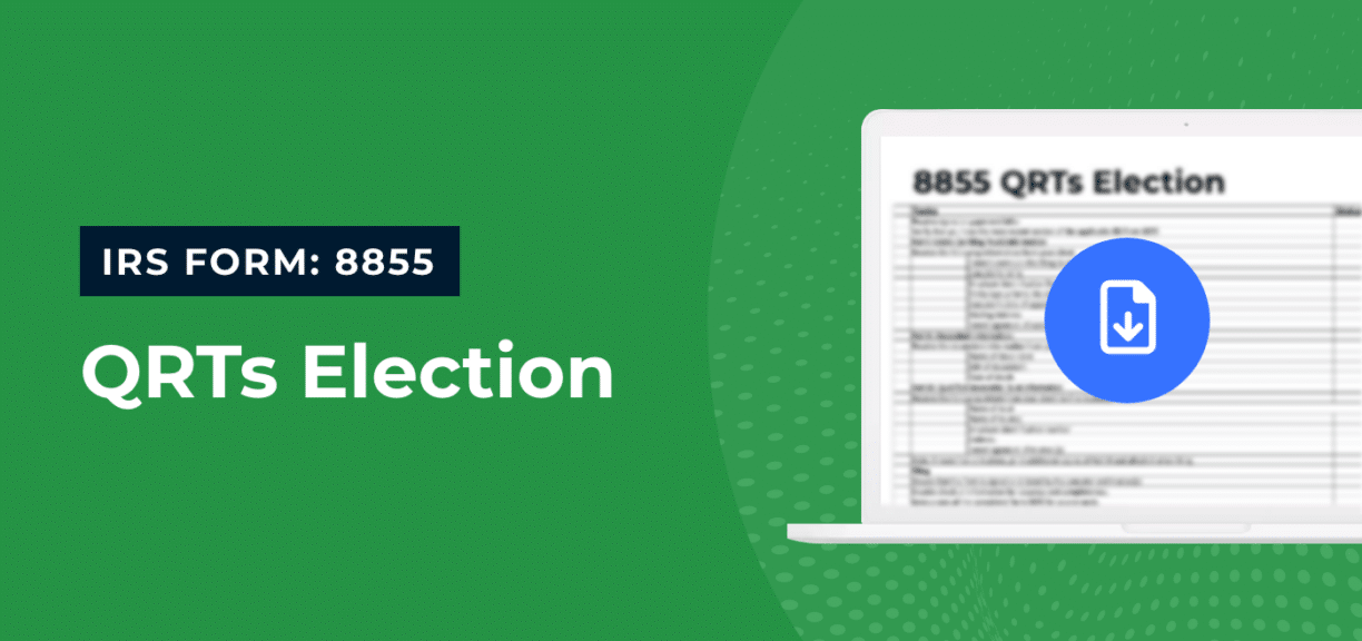 irs form 8855 checklist template