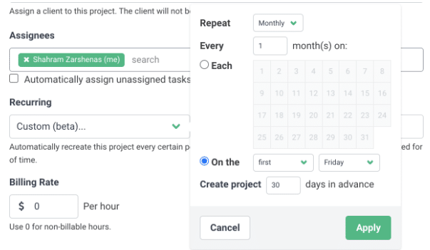 automate recurring tasks