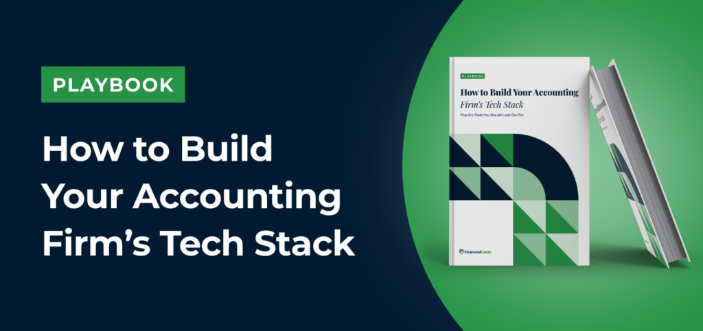 cover image for how to build your accounting firm's tech stack PDF