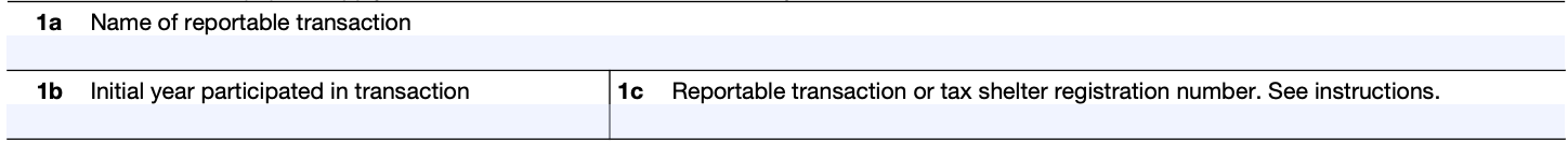 8886 instructions for line 1a to line 1c