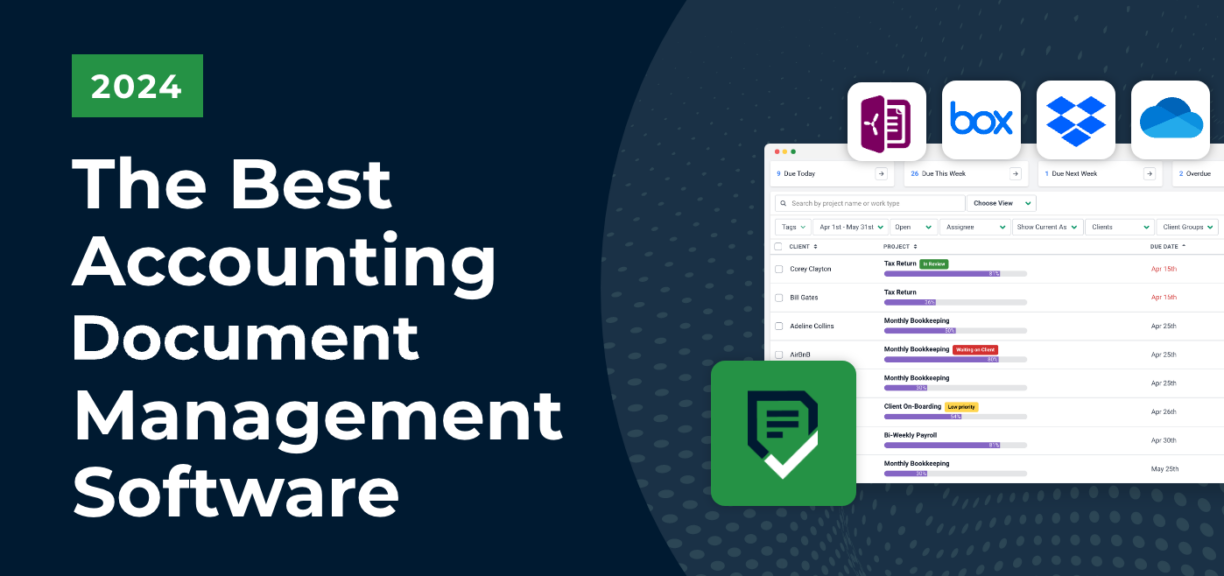 cover image for the best accounting document management software