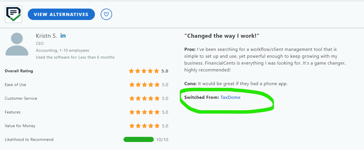 Kristin's review