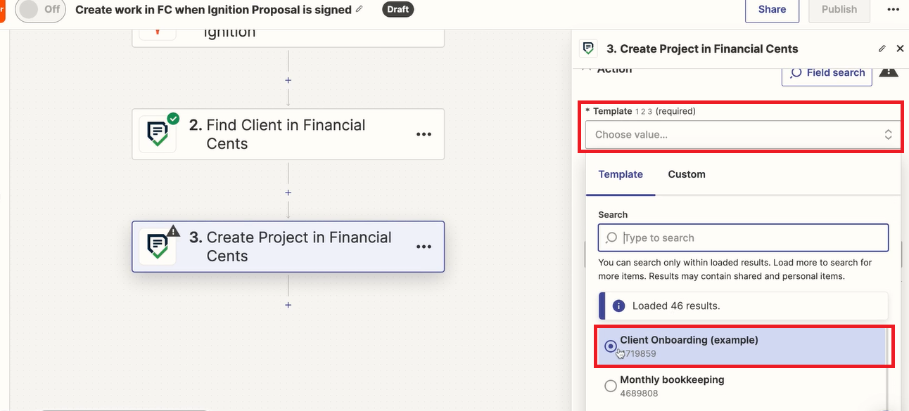 select client onboarding template