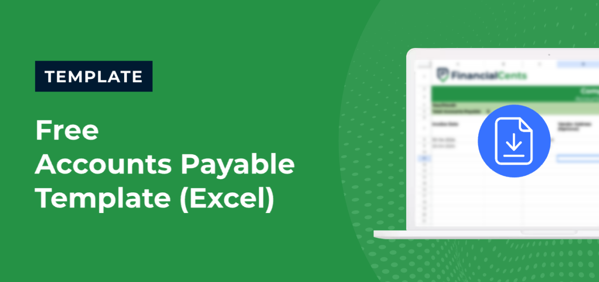 cover image for accounts payable template (excel)