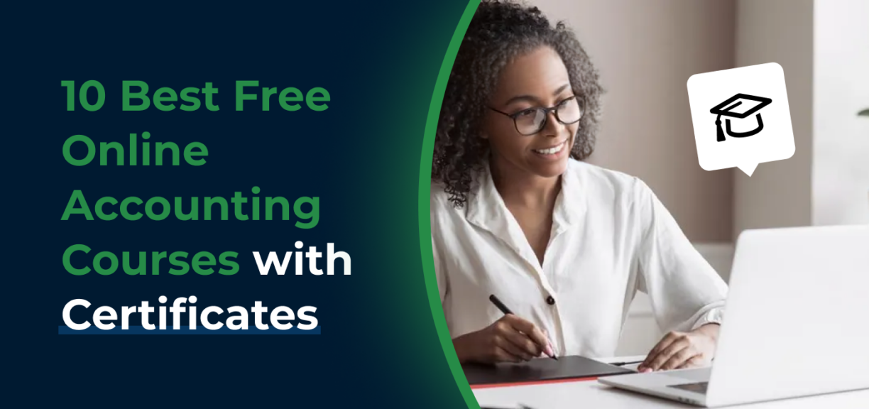 Cover image for 10 best free accounting courses online with certificate article