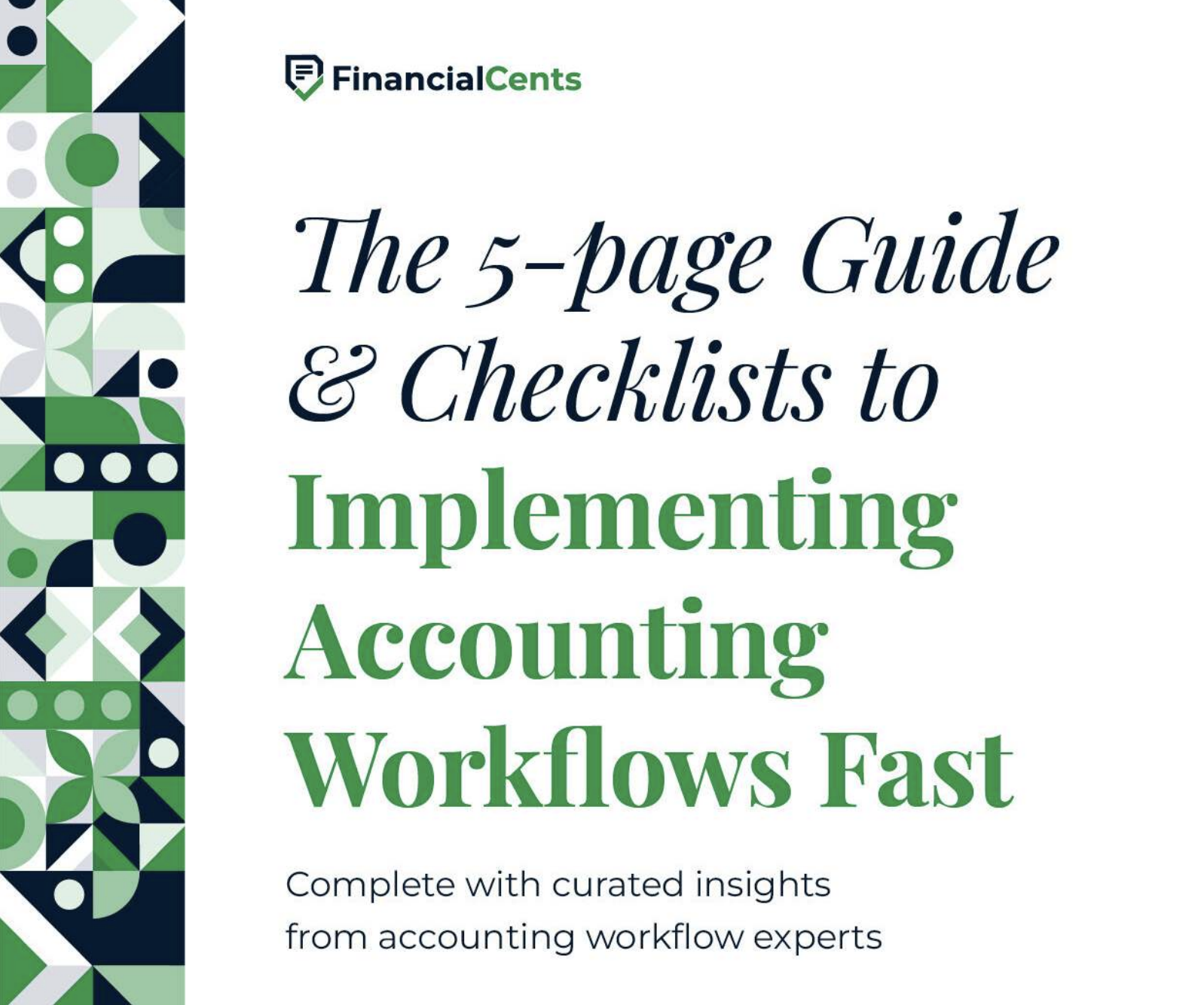 PDF for accounting workflow checklist