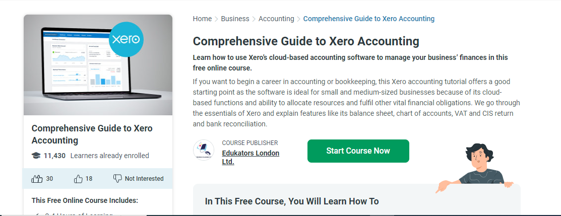 free xero accounting course online with certificate