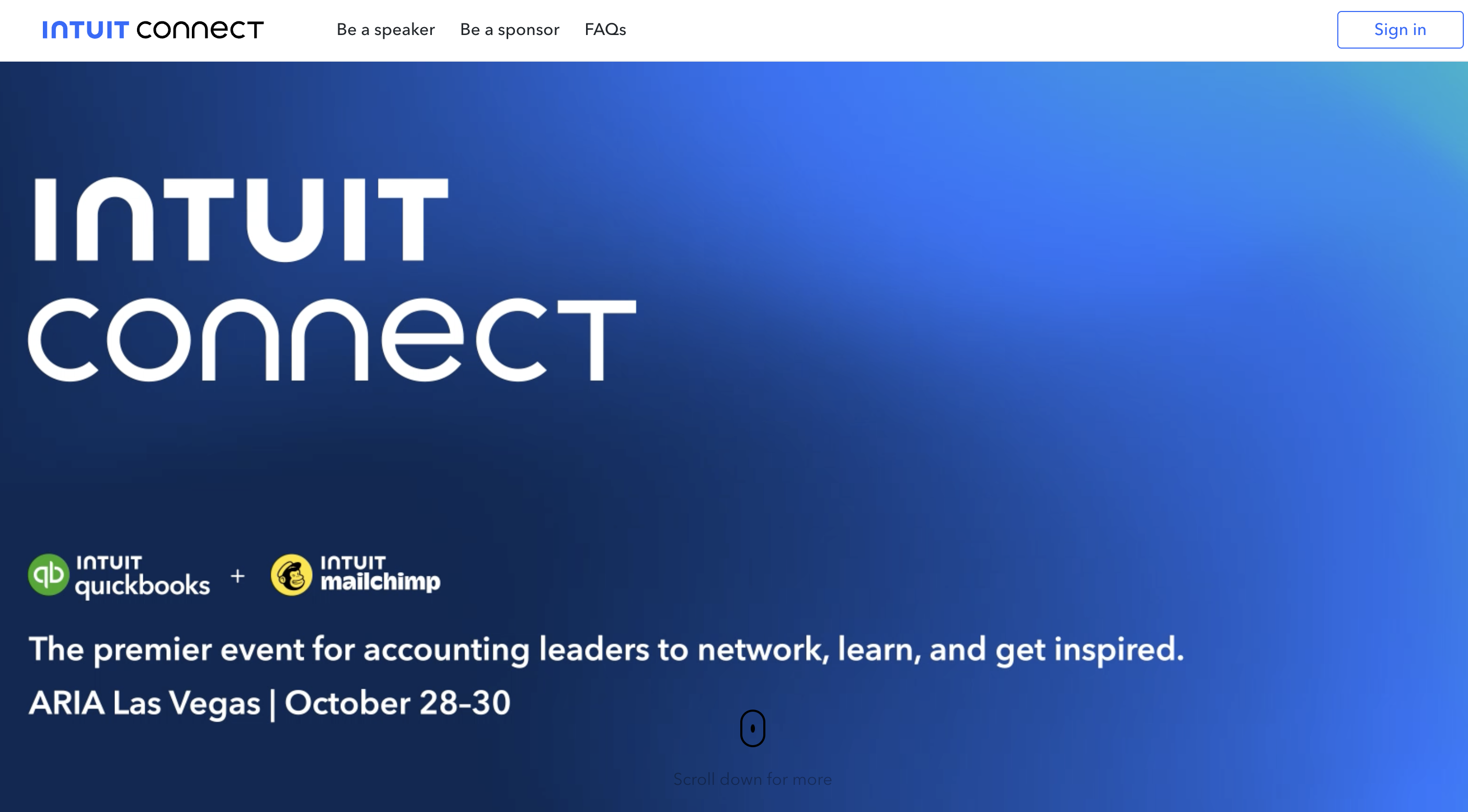 2024 accounting conferences - Intuit Connect 2024 banner
