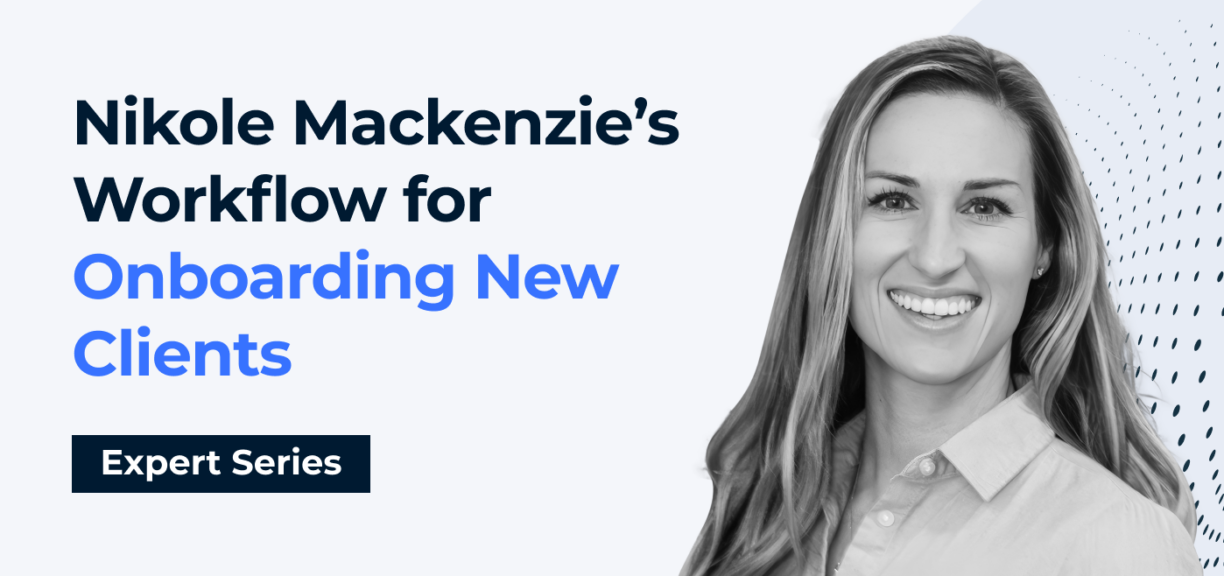 cover image for Nikole Mackenzie's workflow for onboarding new clients - workflow diaries