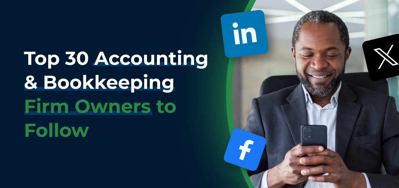 cover image for top 30 accounting firm and bookkeeping owners to follow
