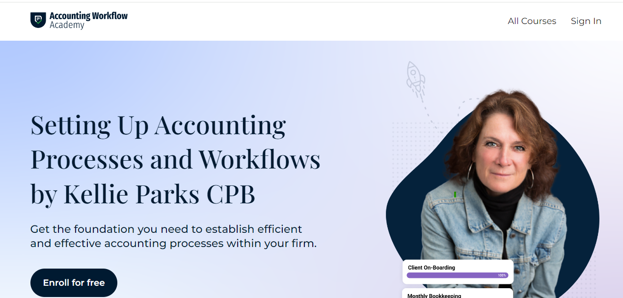 top free accounting courses online with certificates - setting up accounting processes and workflows