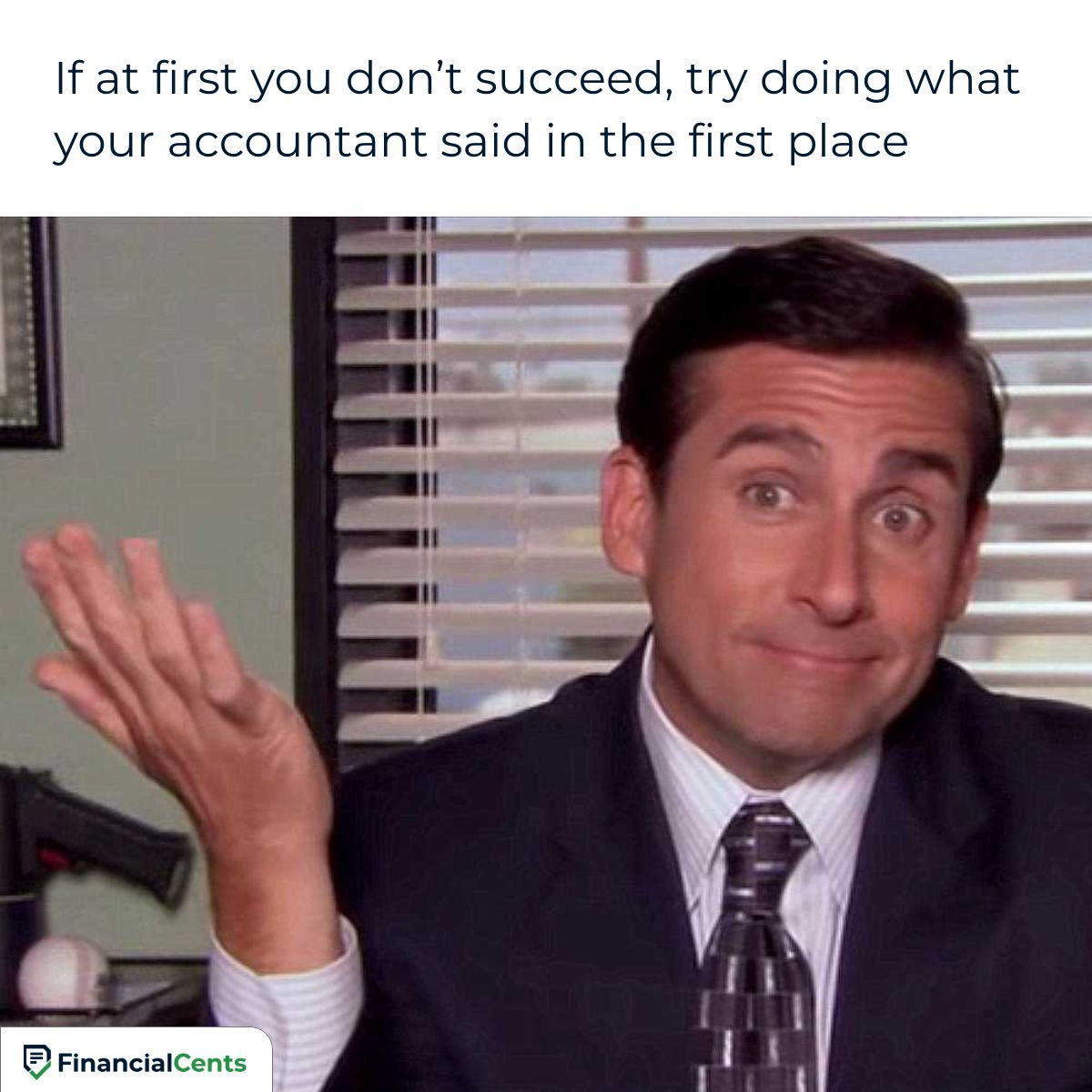 the office accounting meme