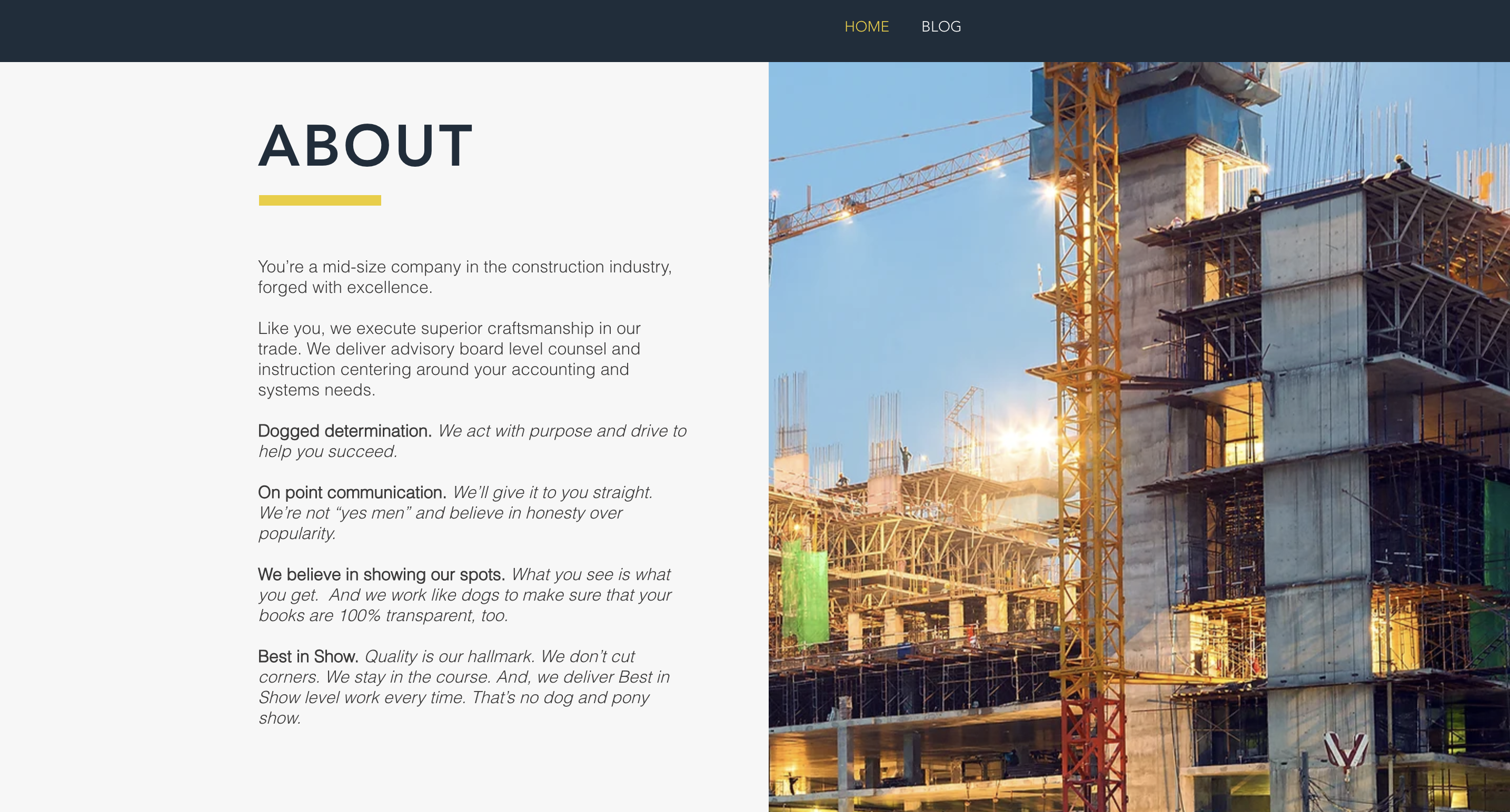 The profit constructors website