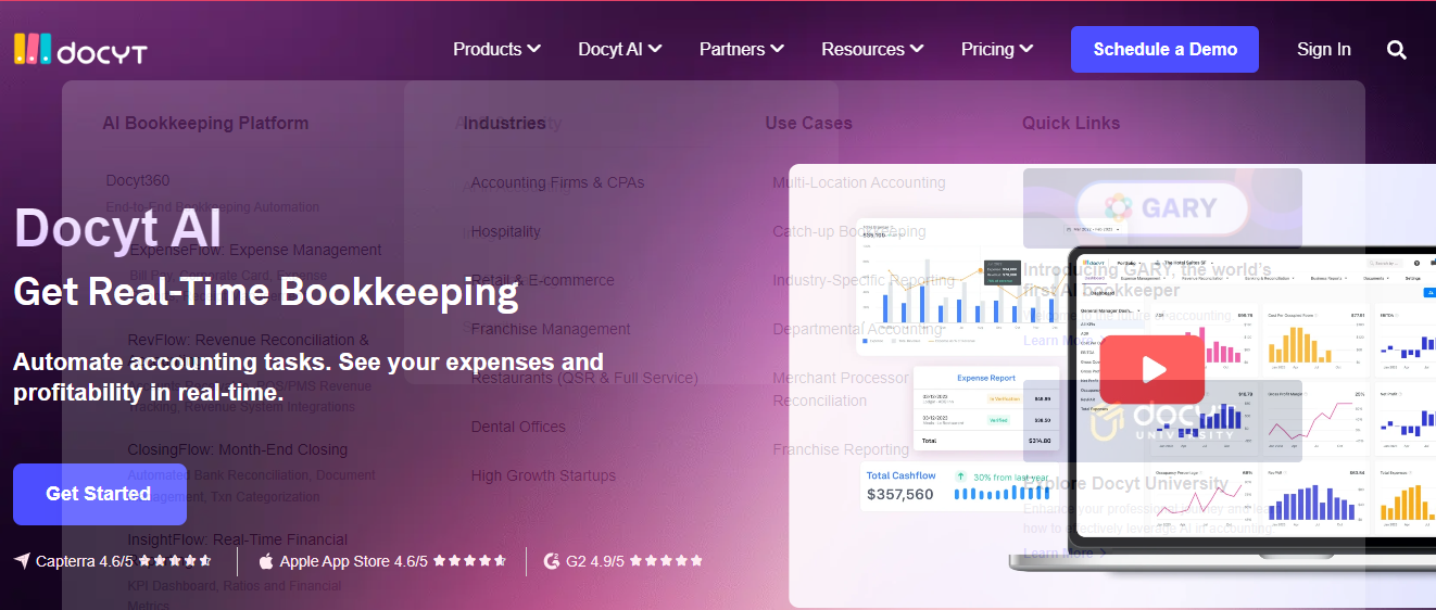 Docyt Accounting AI tool